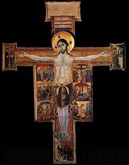 unknow artist Crucifix with the Stories of the Passion Norge oil painting art